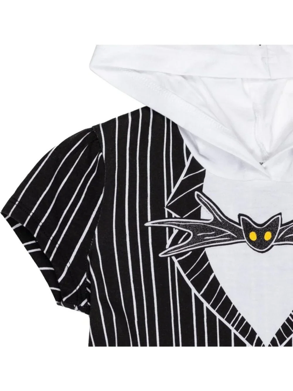 Jack Skellington Hooded Tutu Dress Girls Halloween Cosplay Costume